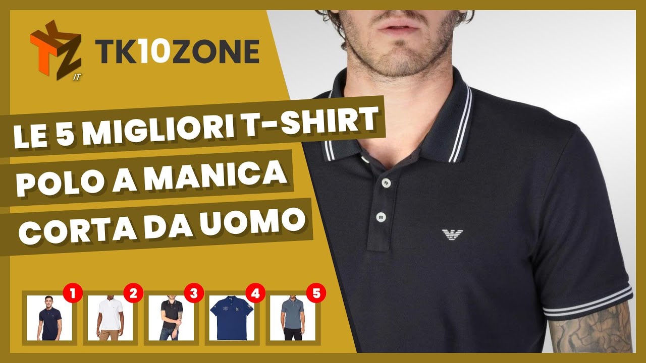 Le 5 migliori T-shirt polo a manica corta da uomo