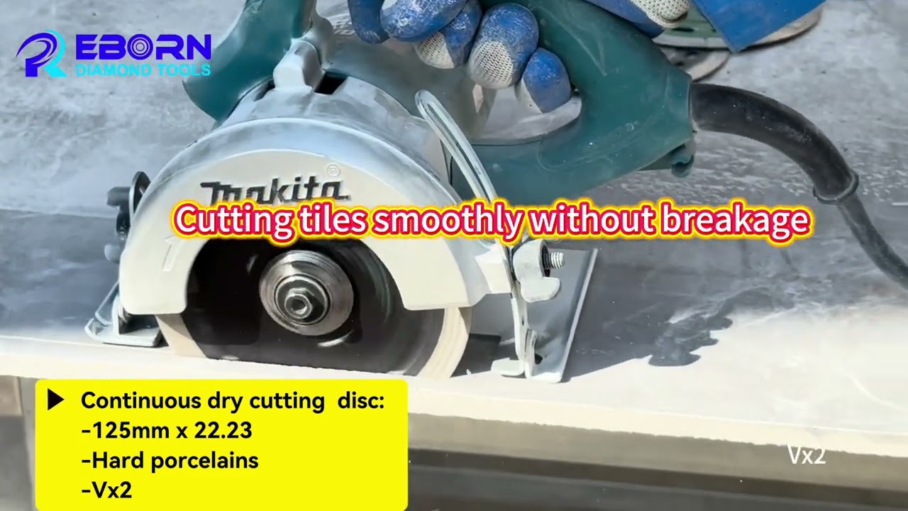 Dry cutting tiles smooth