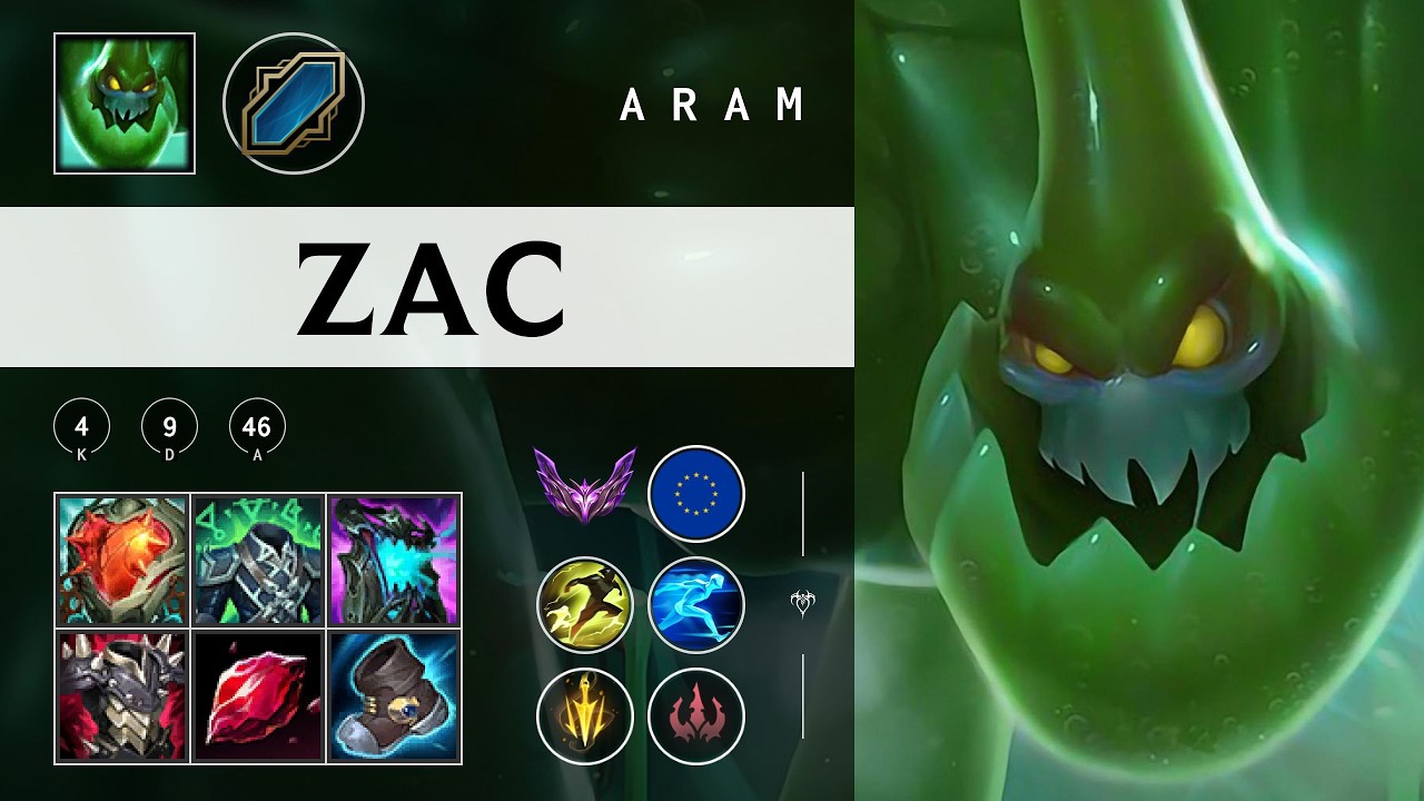 Zac ARAM - EUW Master Patch 26.05