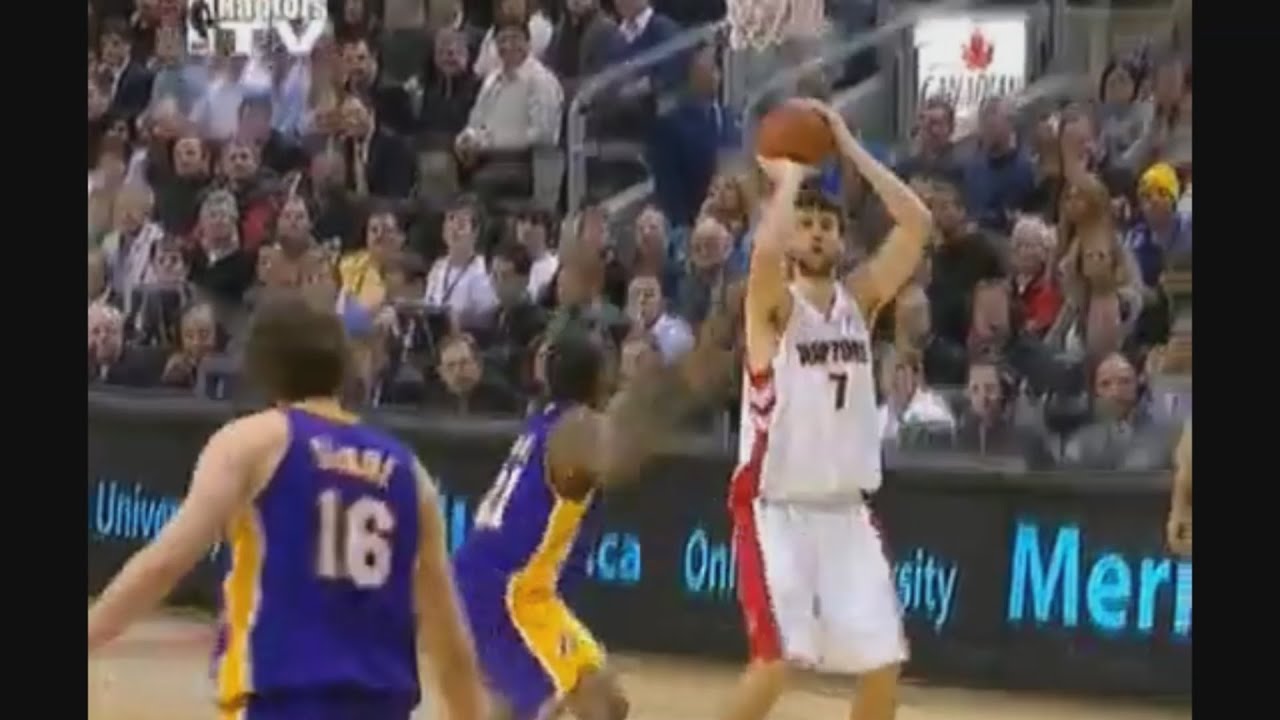 Andrea Bargnani 21 Points Vs. Lakers, 2008-09.