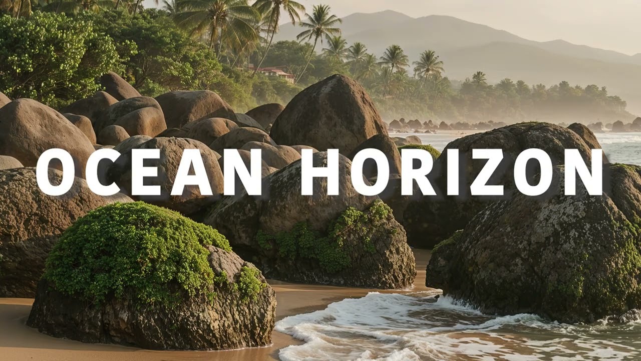 Ocean Horizon 🌊 | Relaxing Tropical Beach Music Mix for Calm Moments & Coastal Vibes