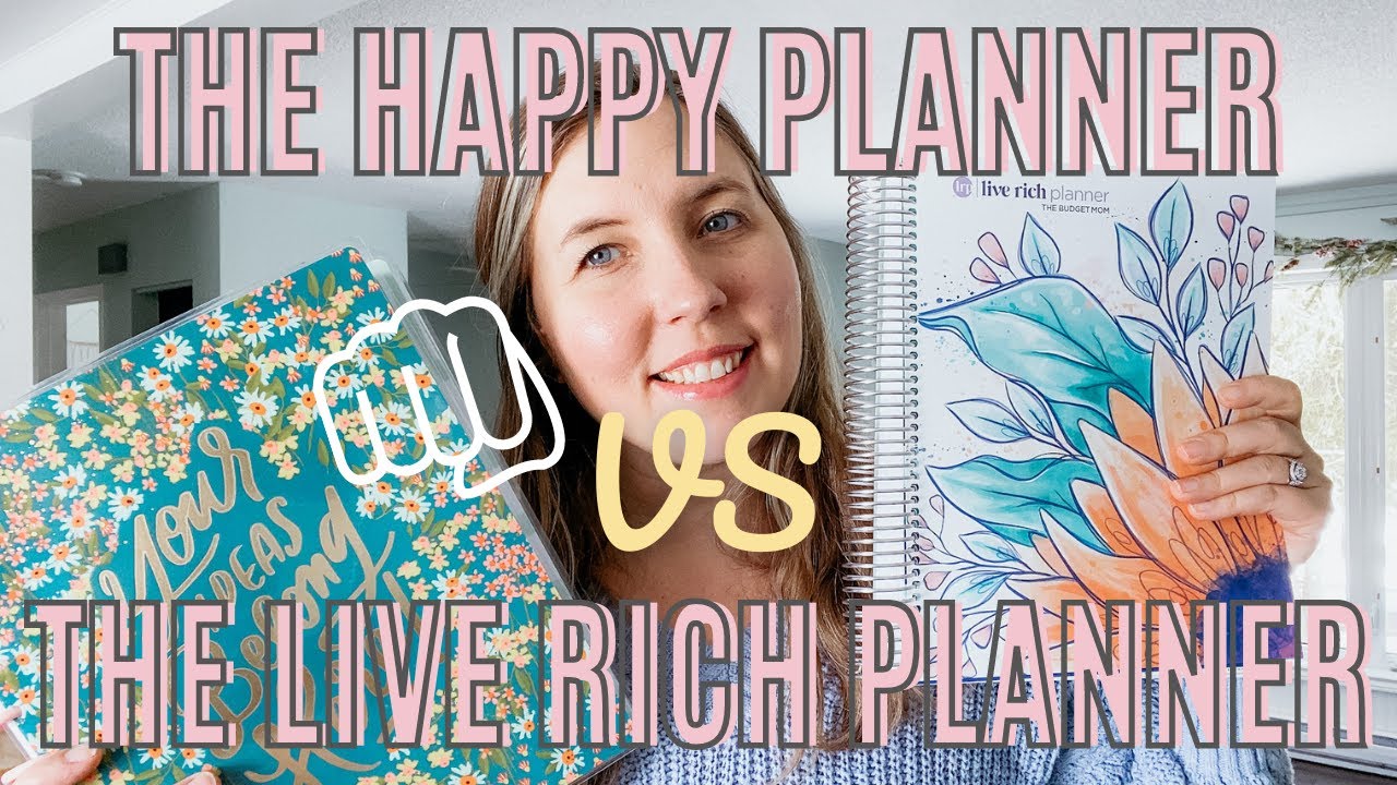 THE HAPPY PLANNER VS THE LIVE RICH PLANNER | My honest planner review and comparison 🖊