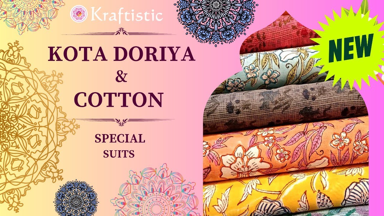 Kota cotton & sanganeri cotton suits...