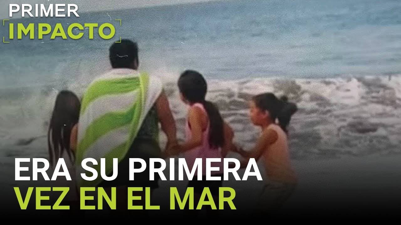 Tres hermanas mueren arrastradas por una ola: 