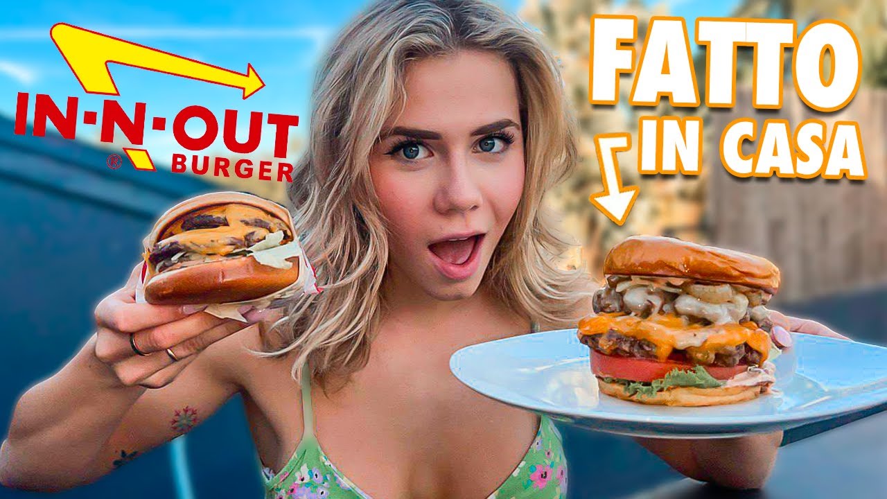 CUCINO L’HUMBURGER DI IN N OUT FATTO IN CASA MA MEGLIO