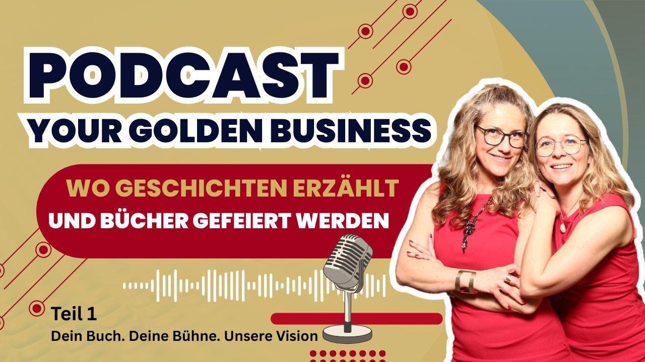 Podcast Folge 1- Dein Buch. Deine Bühne. Unsere Vision.