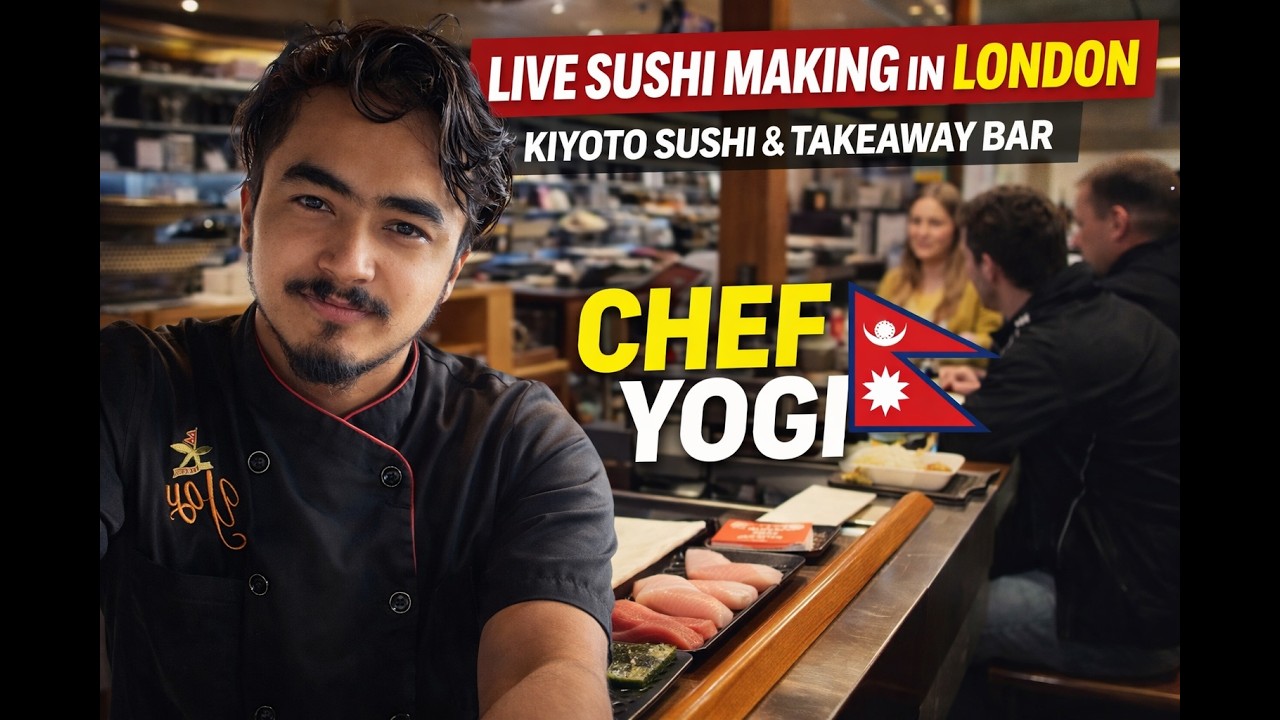 POV: Chef yogi Live Making Sushi in Tuesday eve 🍣