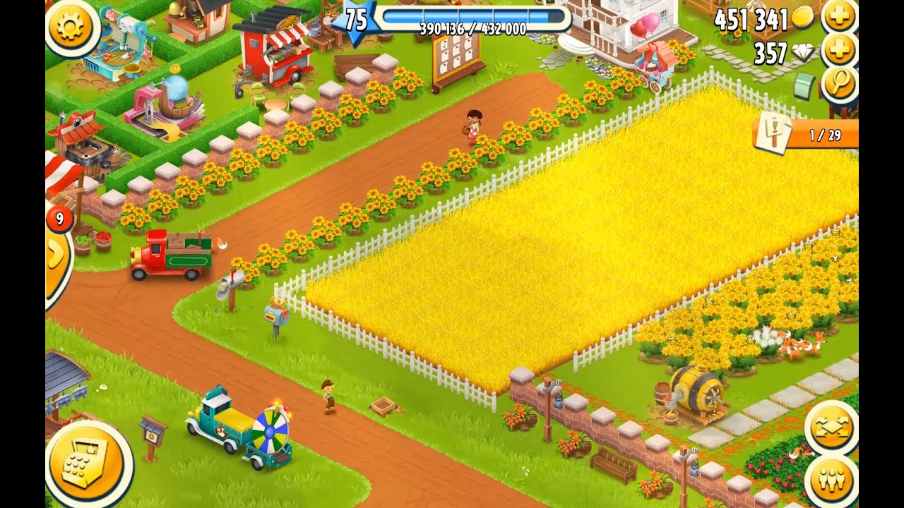 Hay Day Level 75 Update 14 HD 1080p