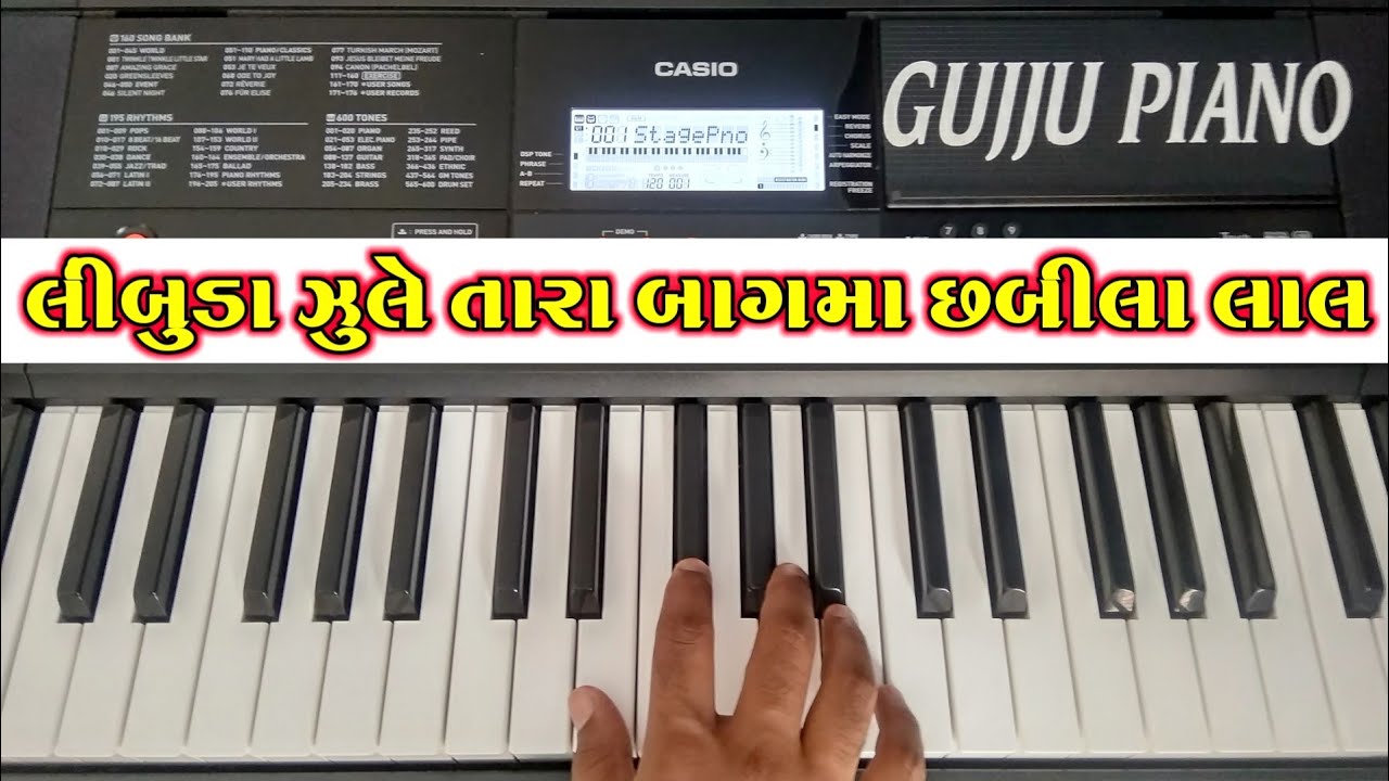 Limbuda Jule Tara Bag Ma | Piano Cover | Casio Ctx700 | Gujju Piano | Gujarati New Song |