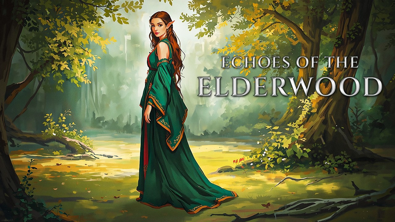 Echoes of the Elderwood | Elven Forest Ambience & Relaxing Music (1 Hour)