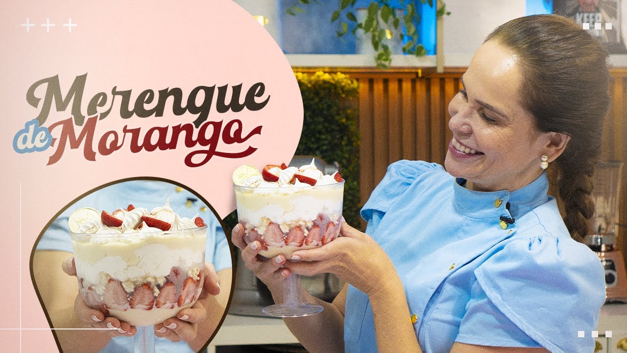 MERENGUE DE MORANGO 🍓 | PARA UM DIA DAS MÃES EM FAMÍLIA ❤️ | Chef Ísis Alvarez