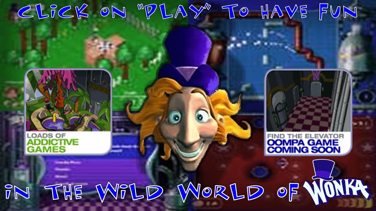 The Willy Wonka Flash Games You'll NEVER Be Able to Play - WONKA UK Games #lostmedia #willywonka