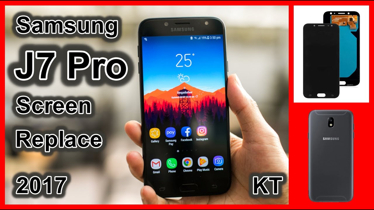 #repair Disassembly Samsung J7 Pro ( KT ) LCD !! #تغيير شاشه سامسونج جى 7 برو