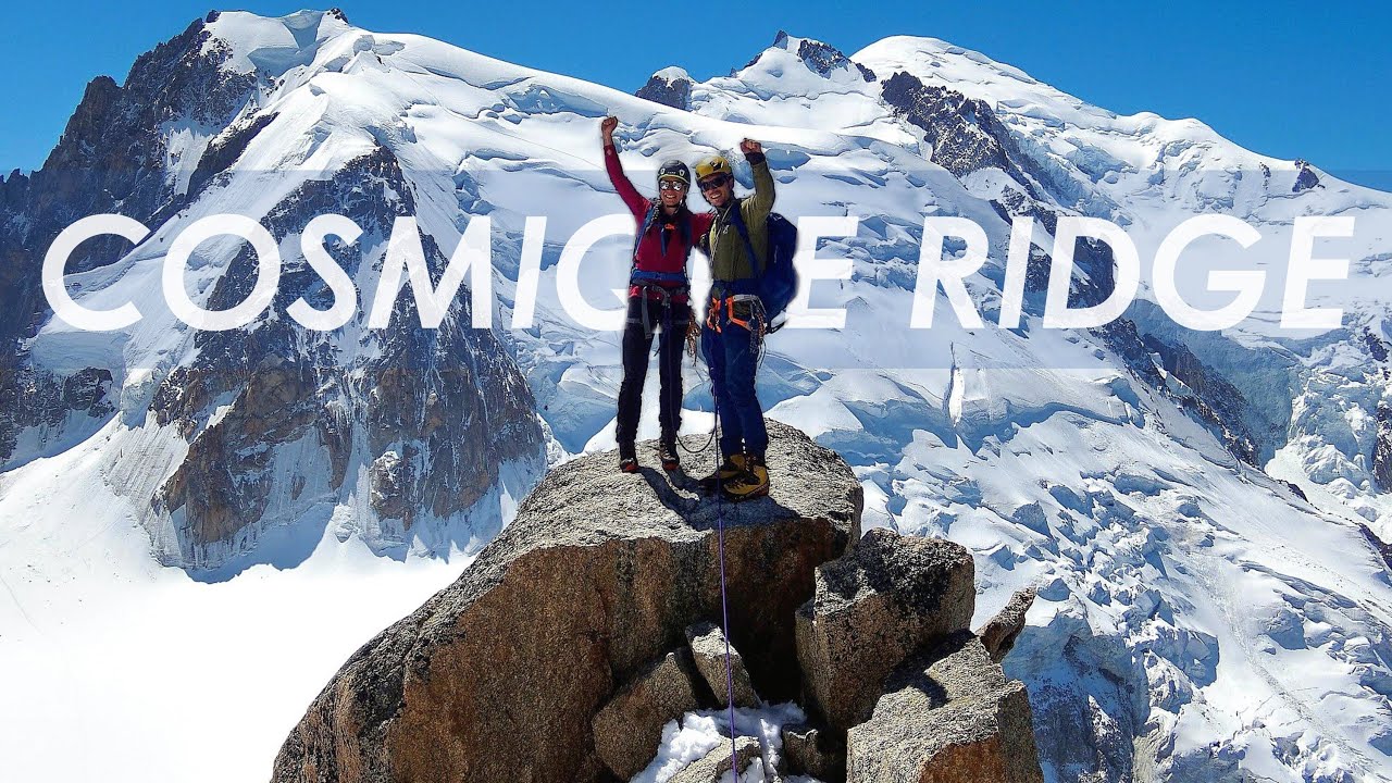 Cosmique Ridge - Arête des Cosmiques | 4K | Aiguille du Midi | Mont Blanc Panorama