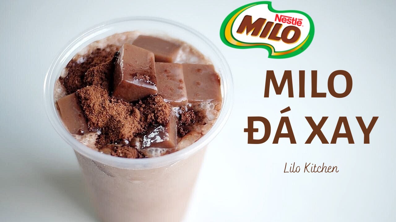 Cách Làm MILO ĐÁ XAY Đơn Giản Tại Nhà | Milo Frezze | Lilo Kitchen