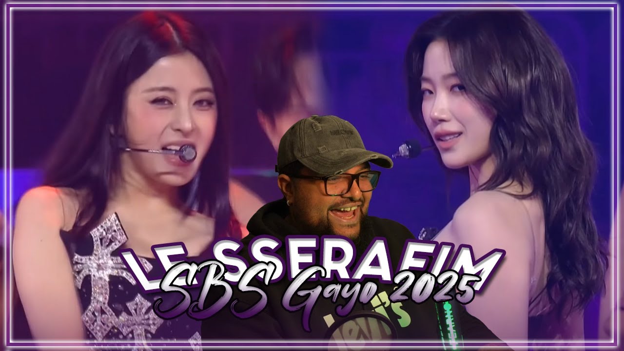 LE SSERAFIM 'Spaghetti' SBS GayoDaejeon 2025 REACTION | HUH YUNJIN IS INSANE 🧎🏽‍♂️