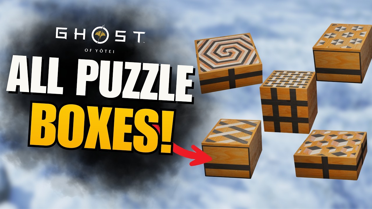 📦 Trickster Fox: Find and Solve Every Puzzle Box - Ghost of Yotei (PS5)