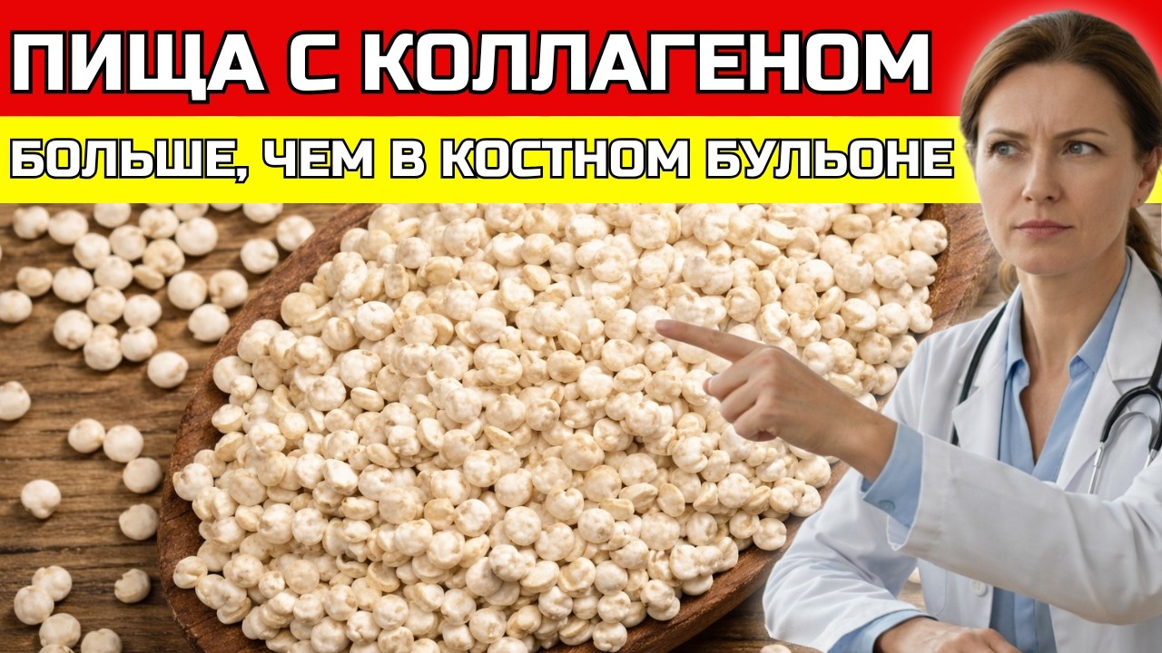 ПРОДУКТ, который содержит в двенадцать раз больше коллагена, чем костный бульон! | Врач рекомендует