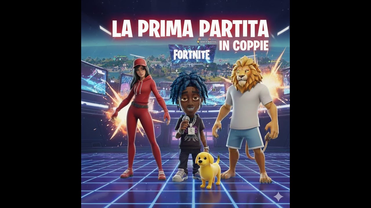 la prima partita in coppia su fortnite