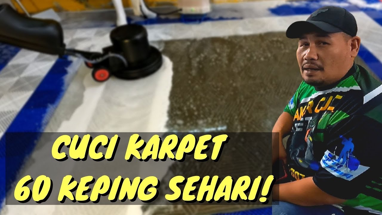 Cuci Karpet Sampai 60 Keping Sehari! Padu Gaiss! | Satisfying Carpet Cleaning