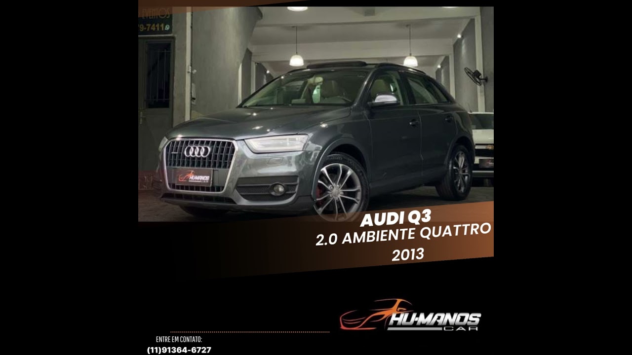 AUDI Q3 2.0 TFSI AMBIENTE QUATTRO 4P GASOLINA S TRONIC