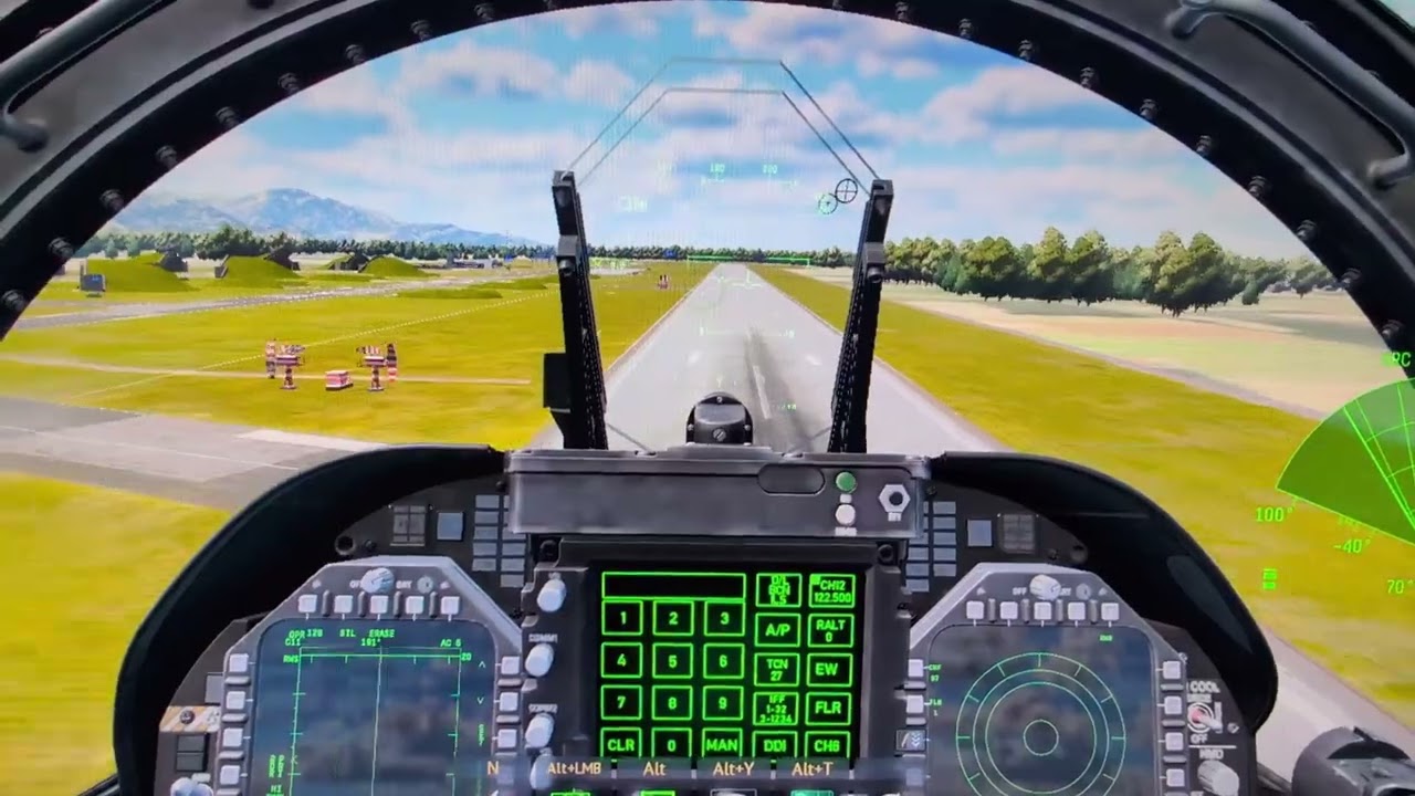 F/A-18E Super Hornet landing on War Thunder.