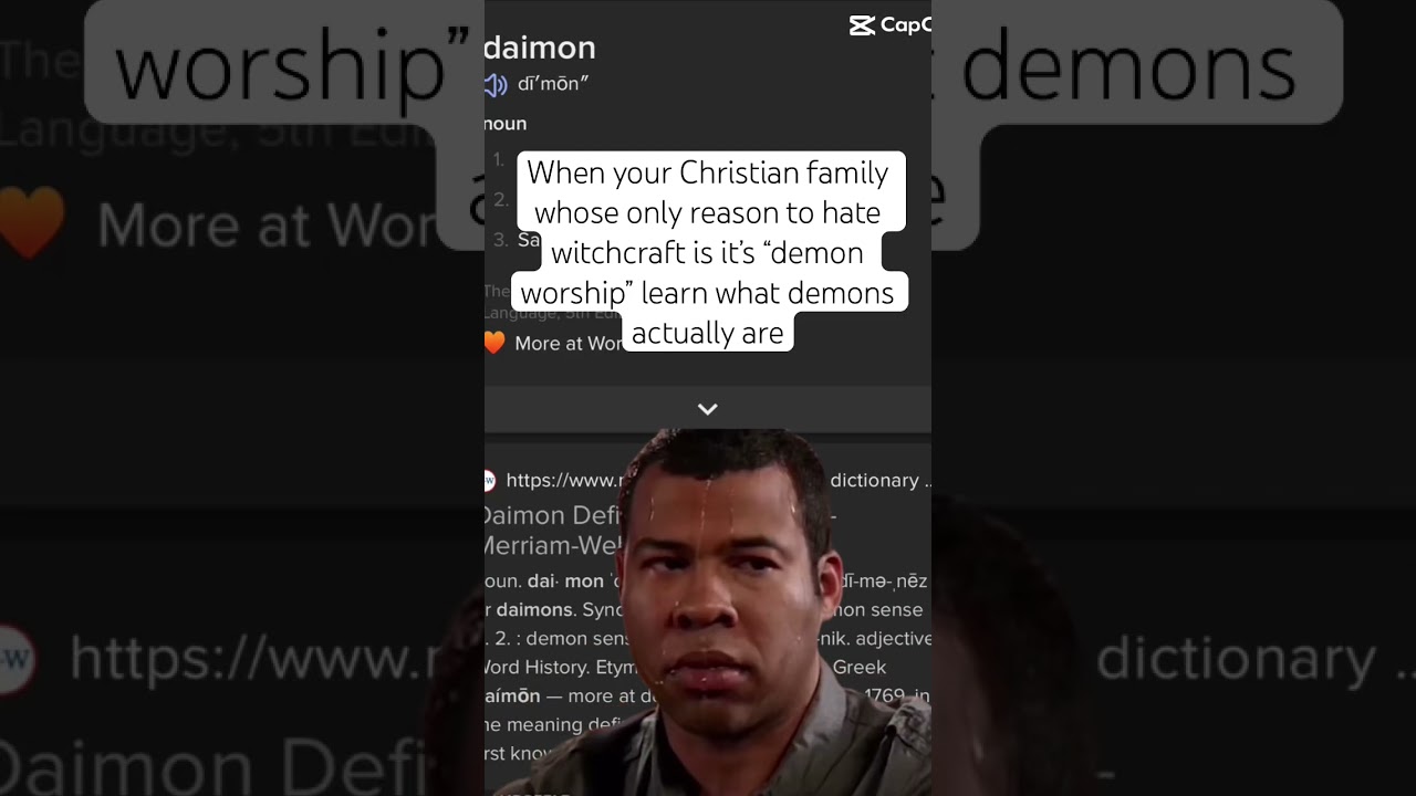 &lsquo;Demon&rsquo; comes from &lsquo;daimon&rsquo; in Ancient Greek&hellip; it&rsquo;s the same root word for guardian angel 😬 #witchy