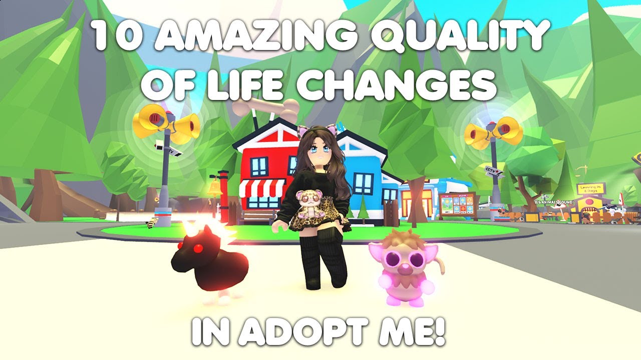 10 ПОТРЯСАЮЩИХ обновлений, улучшающих качество жизни в Adopt me! ОЧЕНЬ ПОЛЕЗНО!