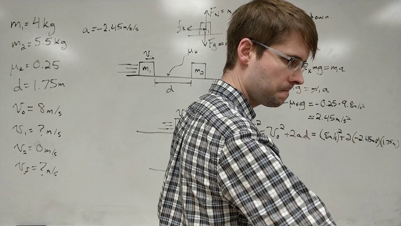 Conservation of Momentum with Friction