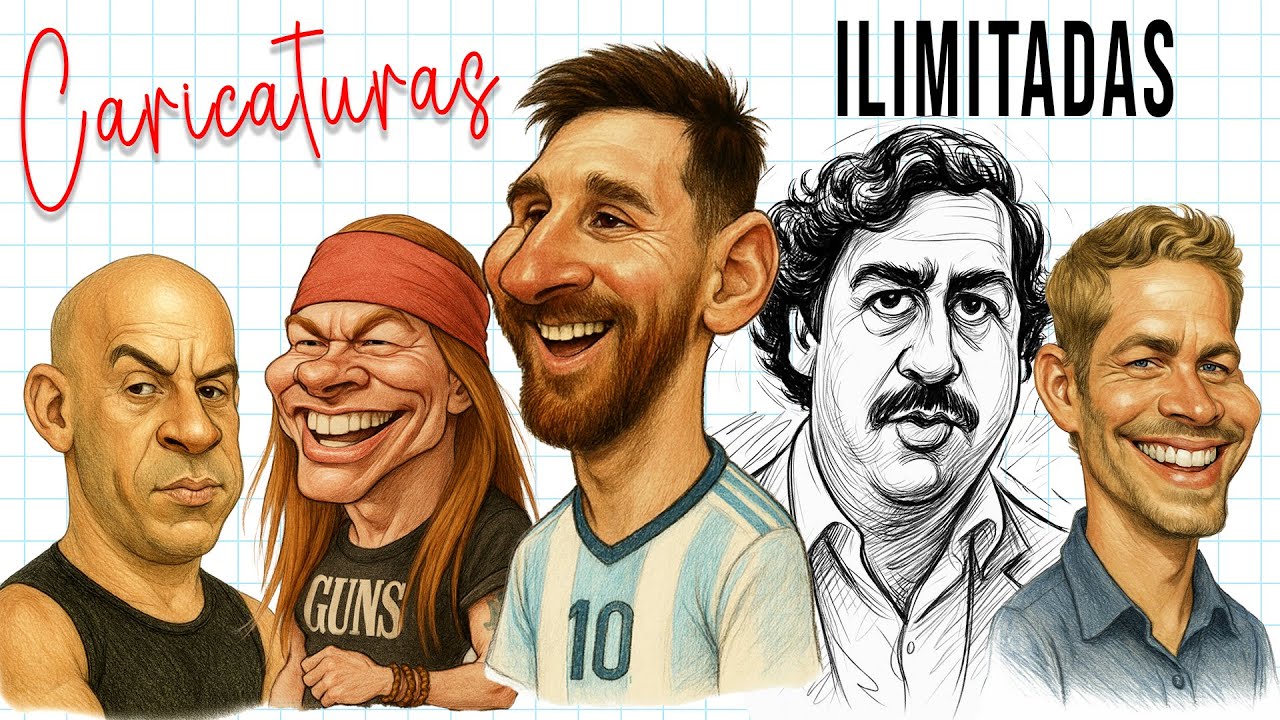 🎨 Encontré EL SECRETO para crear Caricaturas 🤯 de cualquier PERSONAJE de forma ILIMITADA y GRATIS 🚀✨