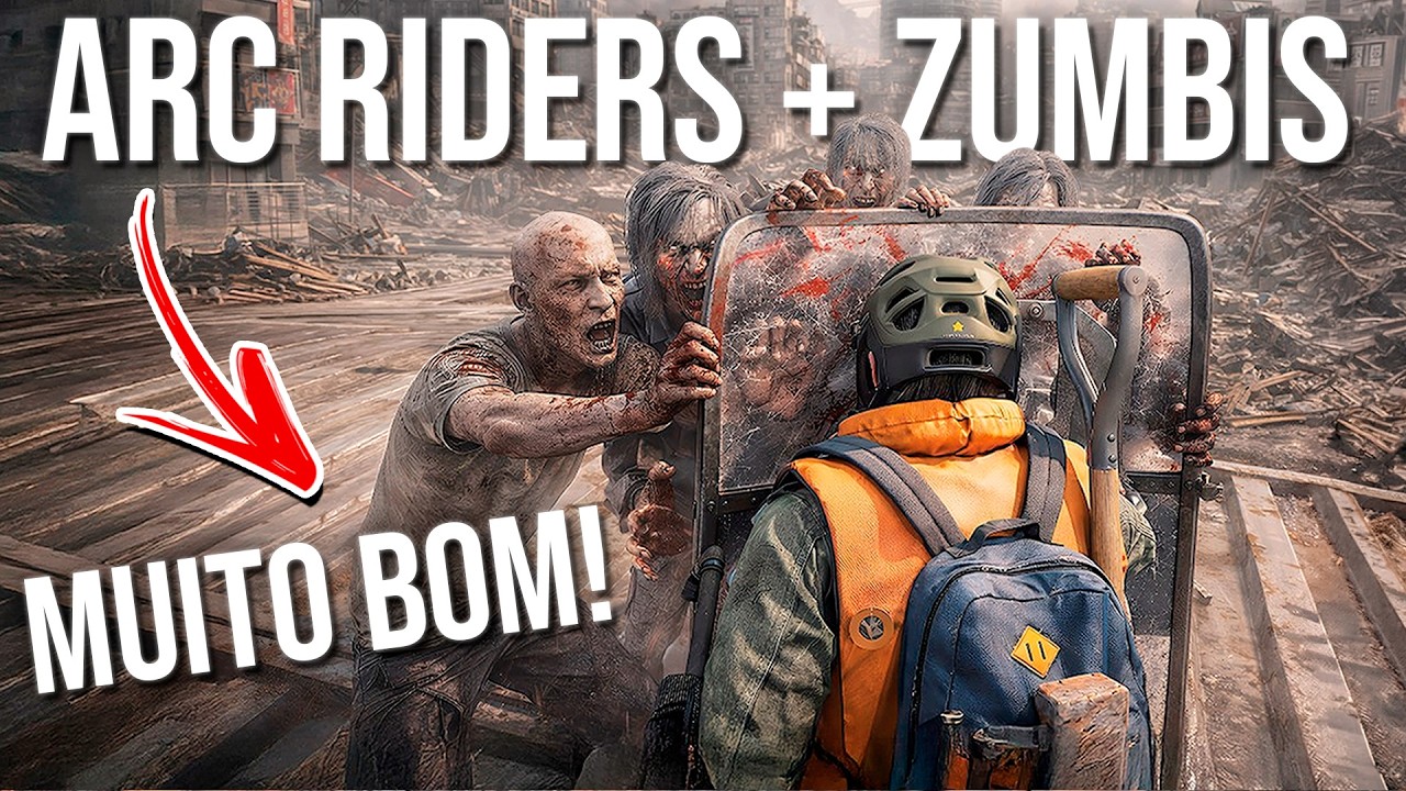 SOBREVIVENDO em um APOCALIPSE ZUMBI estilo ARC RIDERS! | Novo jogo de Sobrevivência Zumbi com PVP!