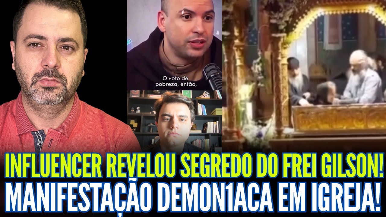 INFLUENCIADOR REVELOU O SEGREDO DO FREI GILSON! MANIFESTAÇÃO DEMON1ACA EM IGREJA DE VIENA!