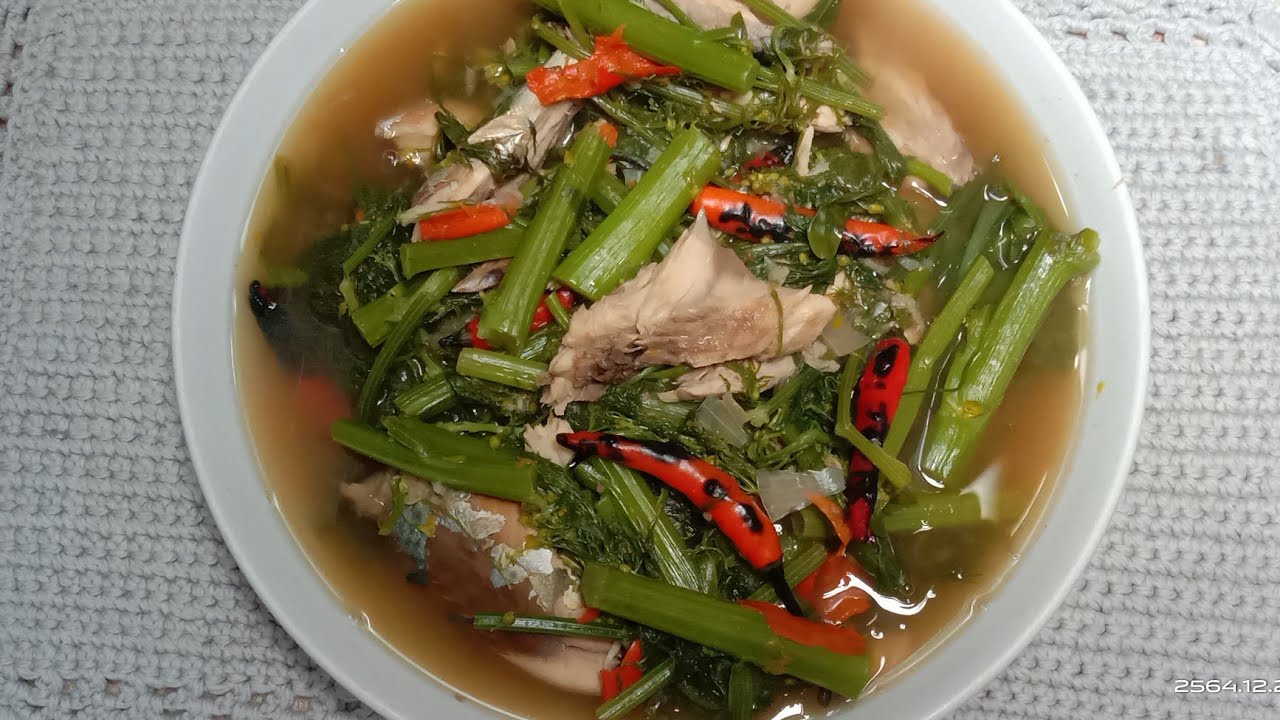 #แกงผักกาดจ้อนใส่ ปลาทู ลำขนาด@Chanhom จันทร์หอมเองจ้า