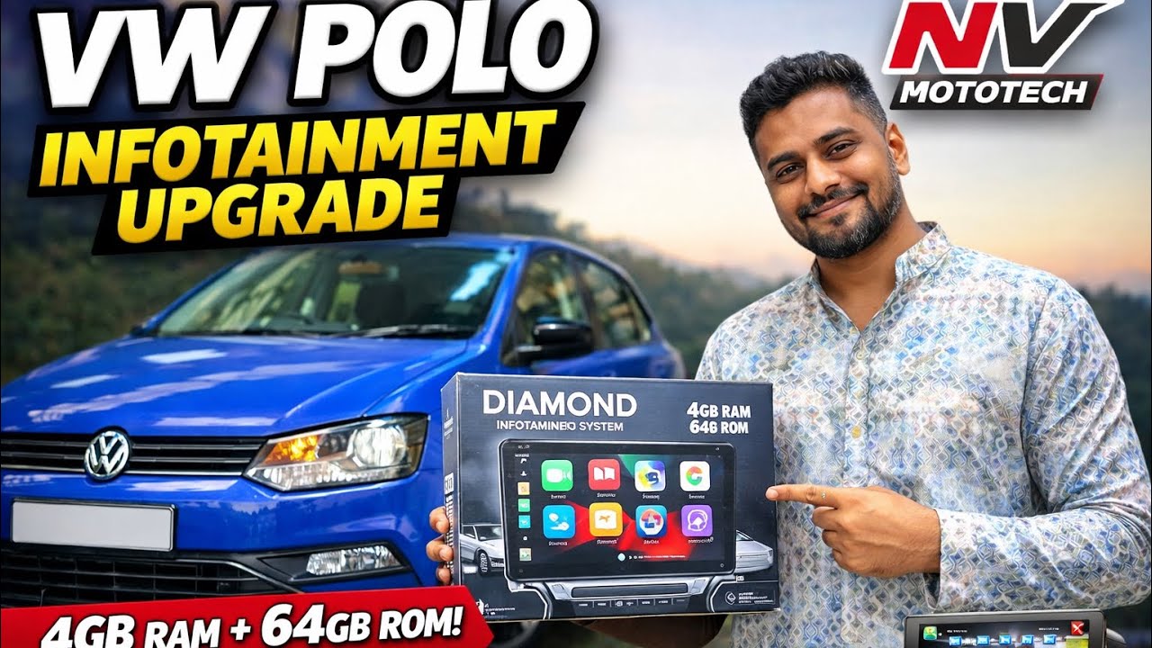 VW Polo Infotainment Upgrade 🔥 | Diamond Touchscreen 4GB/64GB + Reverse Camera |