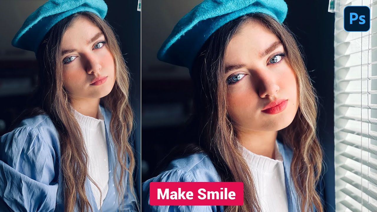 Photoshop Photo Editing | How to Make Smile in Photoshop | Change Facial Expressions in Photoshop