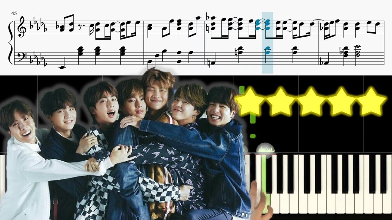 BTS (방탄소년단) - Butterfly  🎹《Piano Tutorial》 ★★★★★