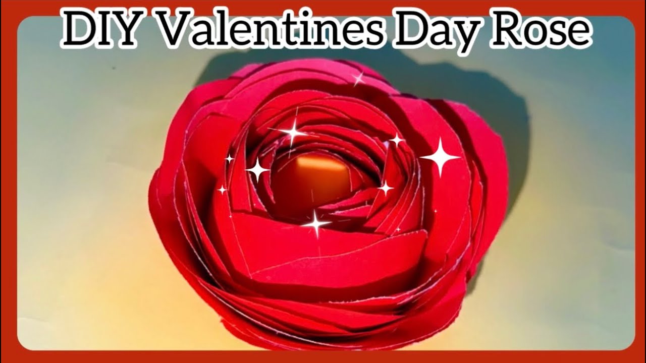 DIY Valentines Day Rose || Valentines Day Craft || Beautiful Handmade Rose || Dreams with Anniyah