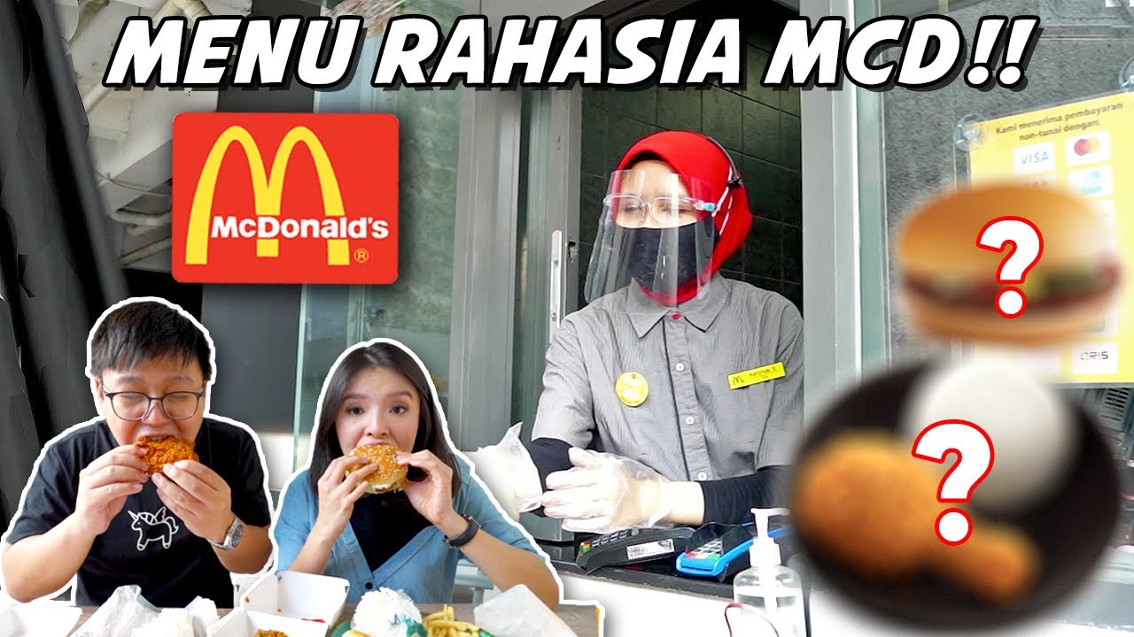 DRIVE THRU MCD MAKANAN YANG GA ADA DI MENU !!!