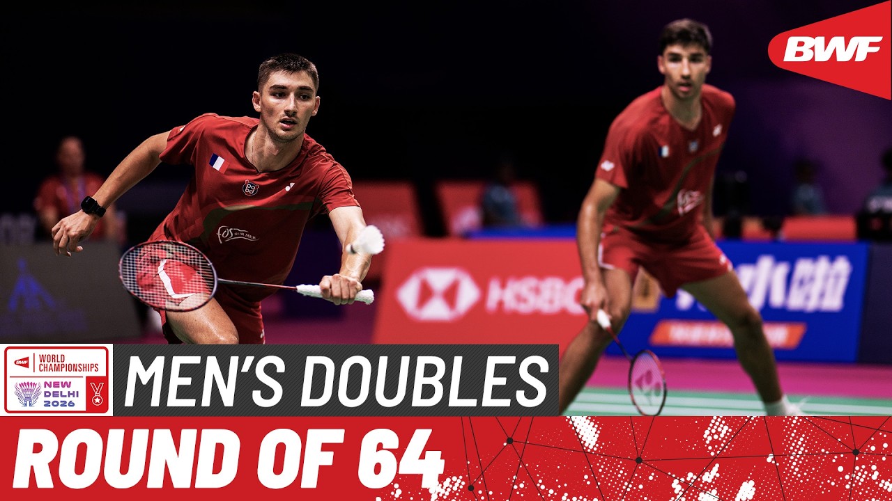 BWF World Championships 2026 | Popov/Popov (FRA) vs Nomura/Shimogami (JPN) | R64