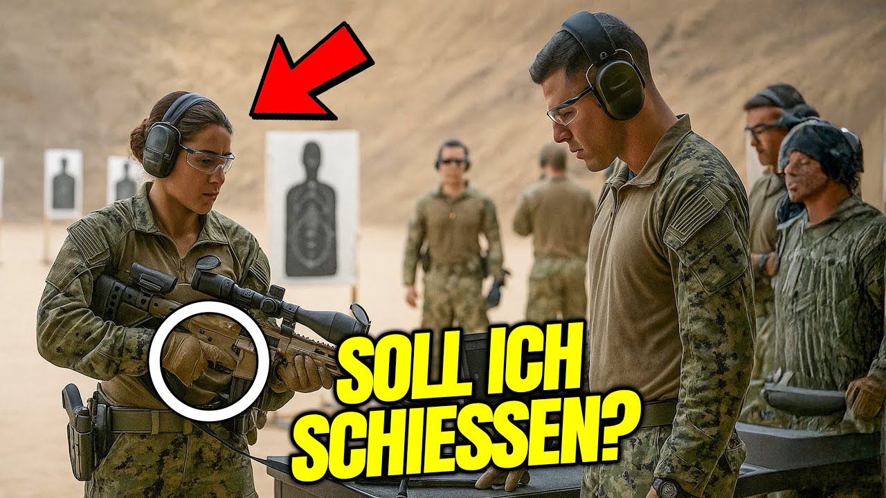 Sie fegte nur die Kaserne — bis ein SEAL ihr sein Gewehr übergab und zur Seite trat