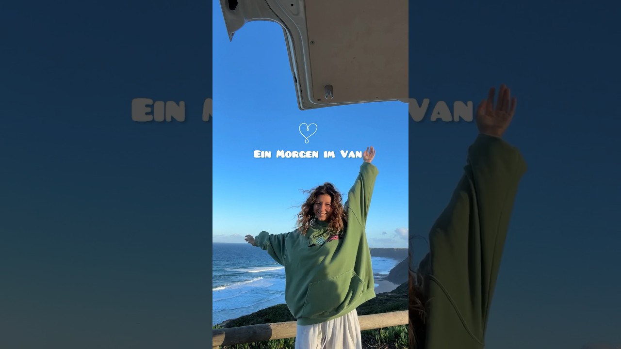 Morgen Routine im Van 🚐🌊🏄&zwj;♀️🩵 #shorts #vanlife #reisen