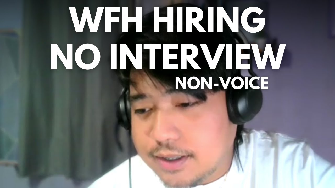 WORK FROM HOME HIRING! NO INTERVIEW - NON VOICE ONLY FOR BEGINNERS AND EXPERTS! AI JOBS | RENEBOY