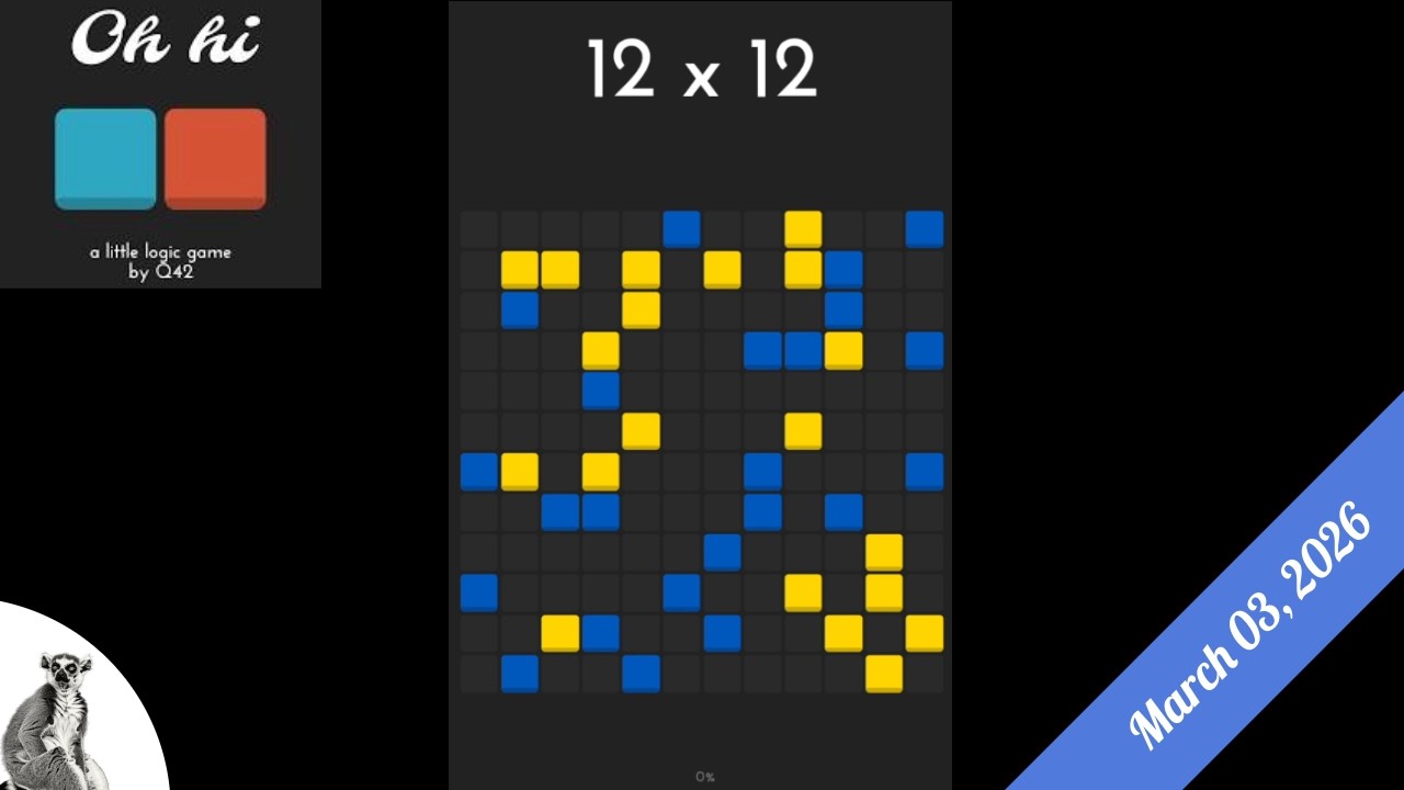 Oh hi Daily Puzzles - March 03 2026