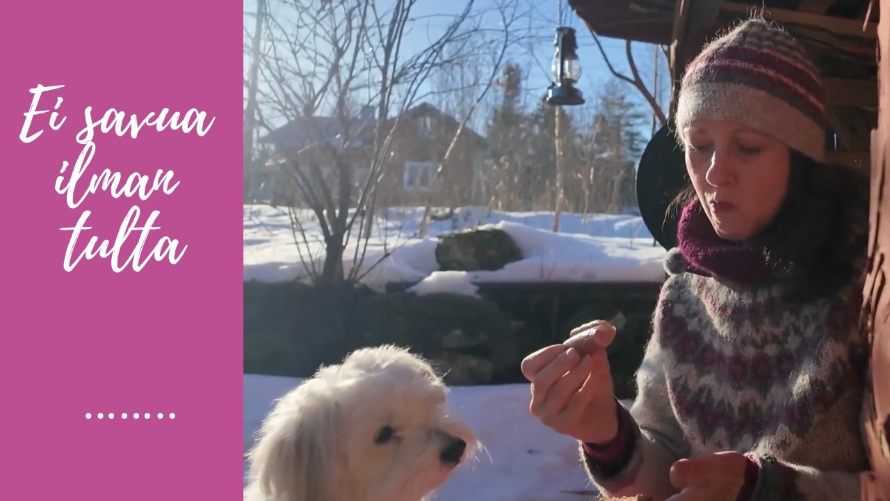 Aurinkoinen lauantai oman pihan laavulla ja makkaran paistoa nuotiolla  // Vlogi 💞