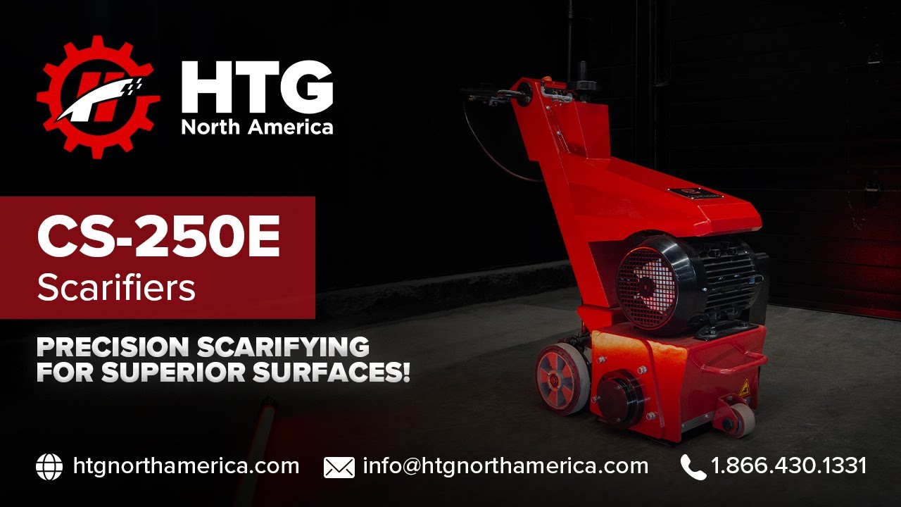 Scarifiers - CS 250E: Precision scarifying for superior surfaces!