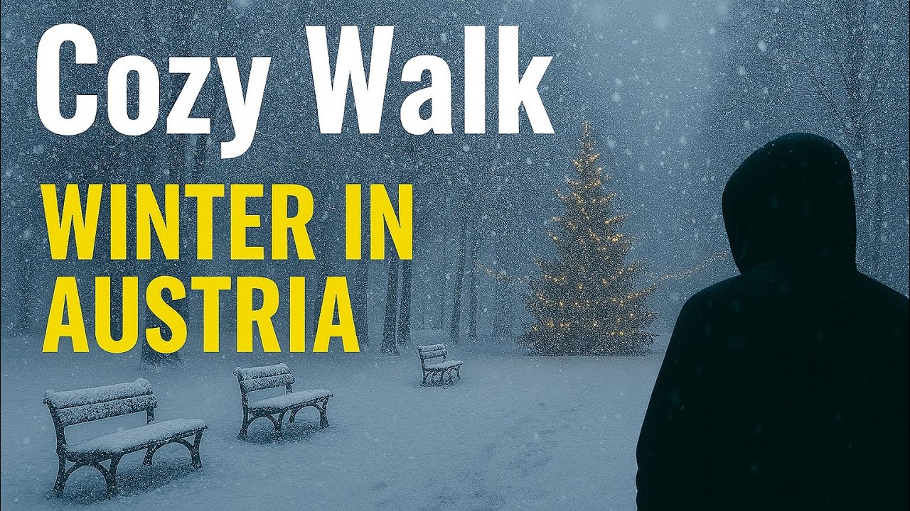 Heavy Snowfall in Austria ❄️ Peaceful Winter Walk (10 Minutes ASMR)