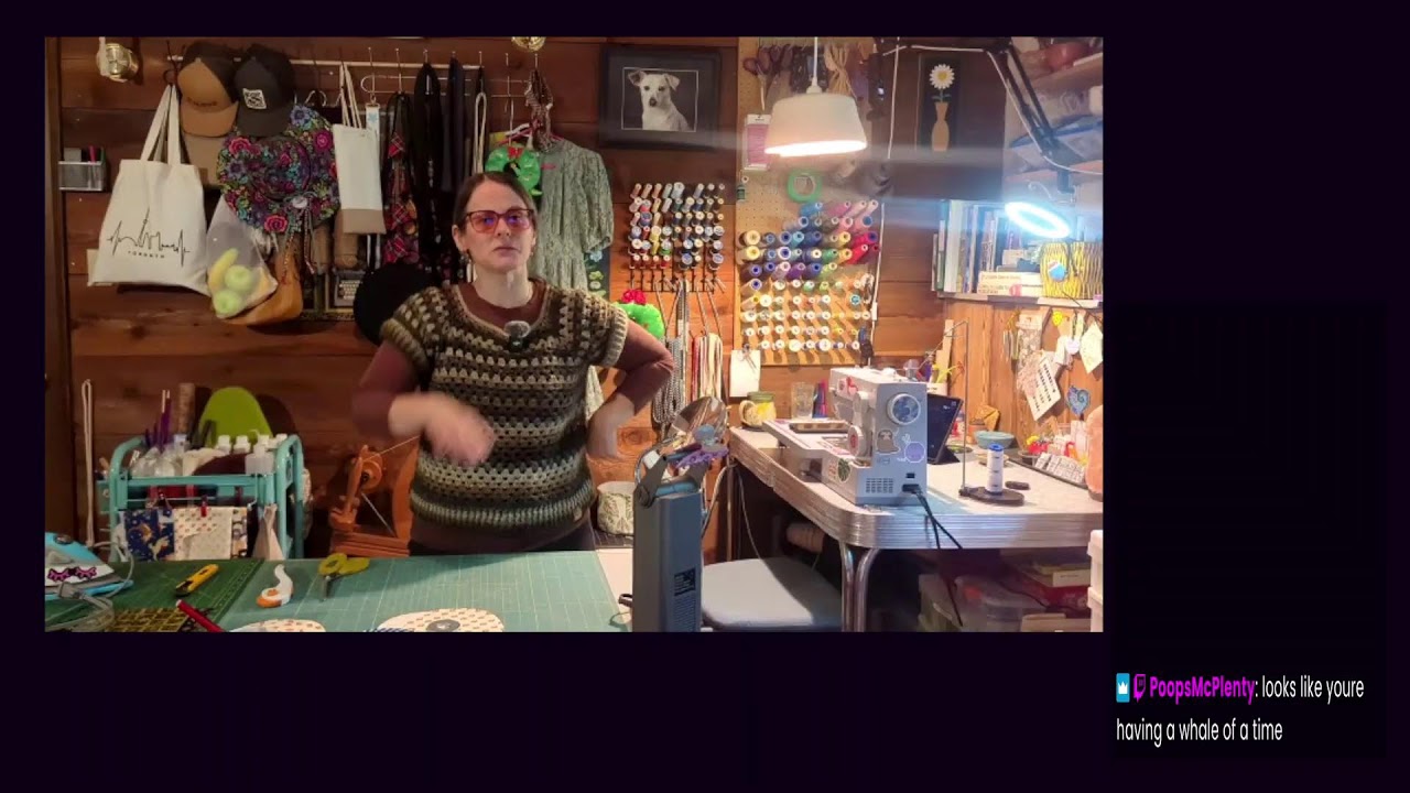 ShortGalSewing Live Stream. Rope coasters and hot pads and trays