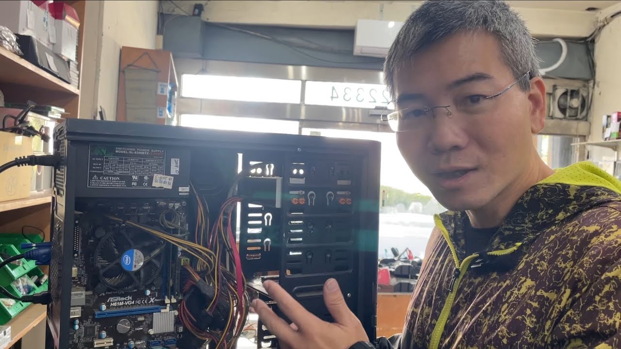 客戶的電腦騷操作,真的驚呆了我的下巴!客戶cpu風扇腳座斷裂脫落,在沒有更換散熱膏的情況下,使用矽利康強行黏住,現在cpu溫度過高會一直斷電! #PC #電腦維修