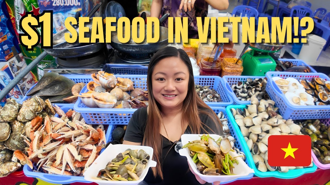 Морепродукты за 1 доллар в Сайгоне!? Улица Винь Кхань Ок – дешевые морепродукты во Вьетнаме, кото...