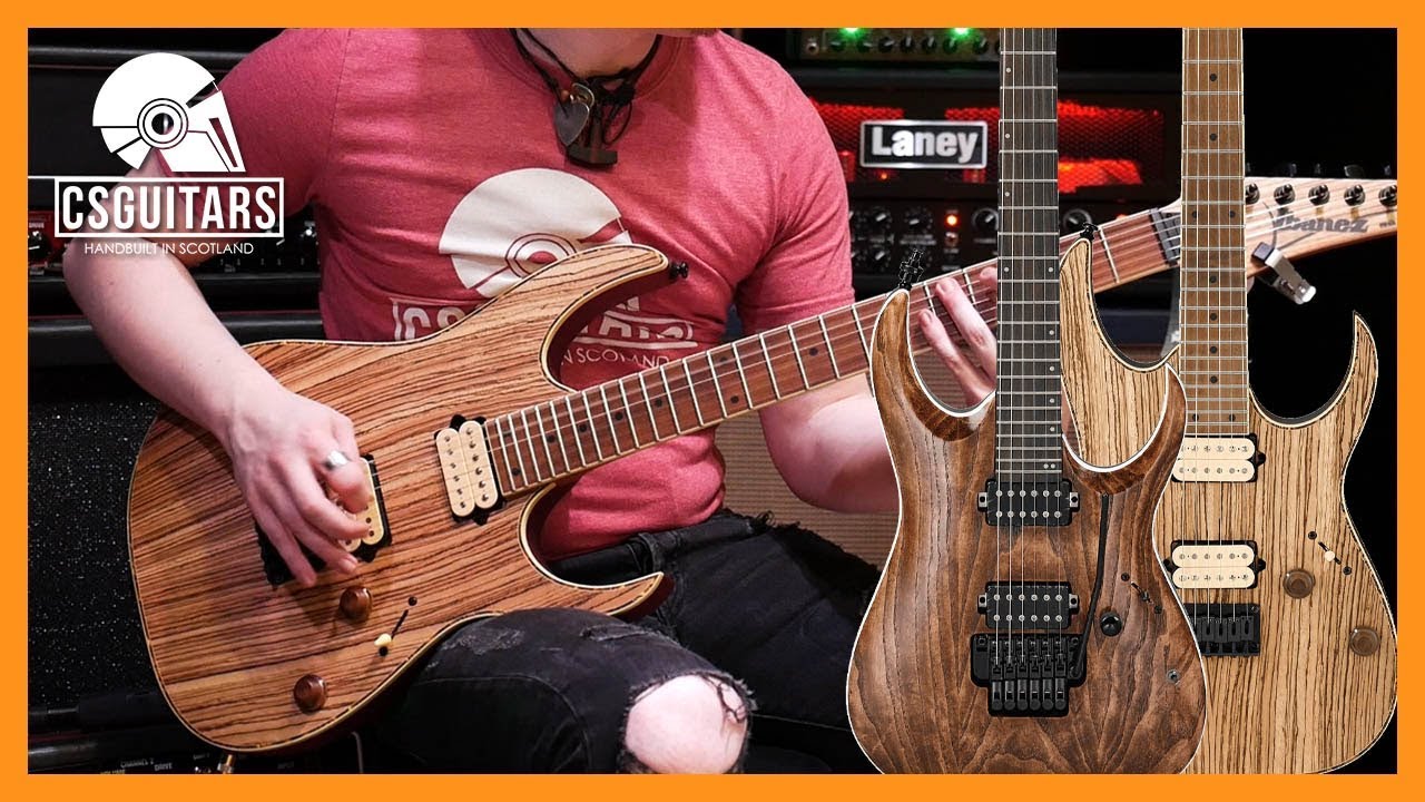 Ibanez 2019 Natural Wood Finish Guitars